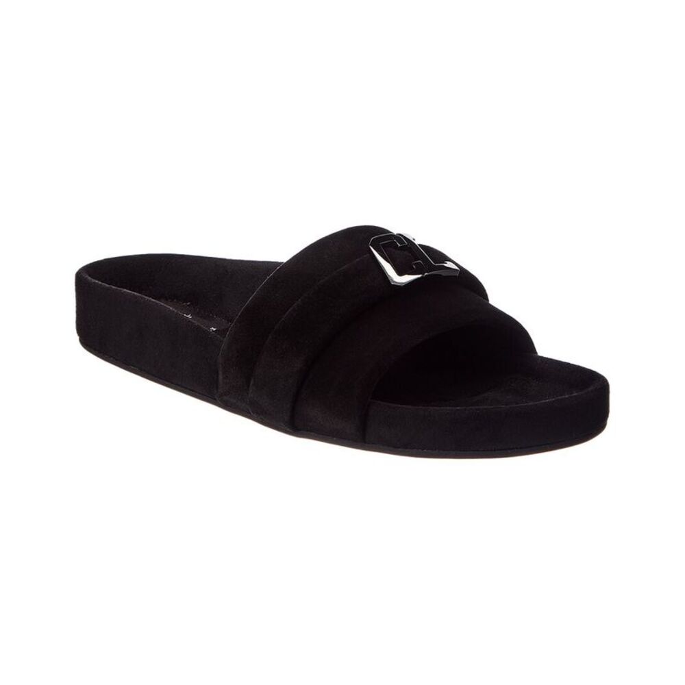 Christian Louboutin Varsimule Bizz Suede Sandal, Black